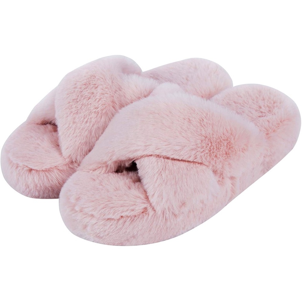 Cozy Memory Foam Slippers Soft Plush Furry Fluffy
